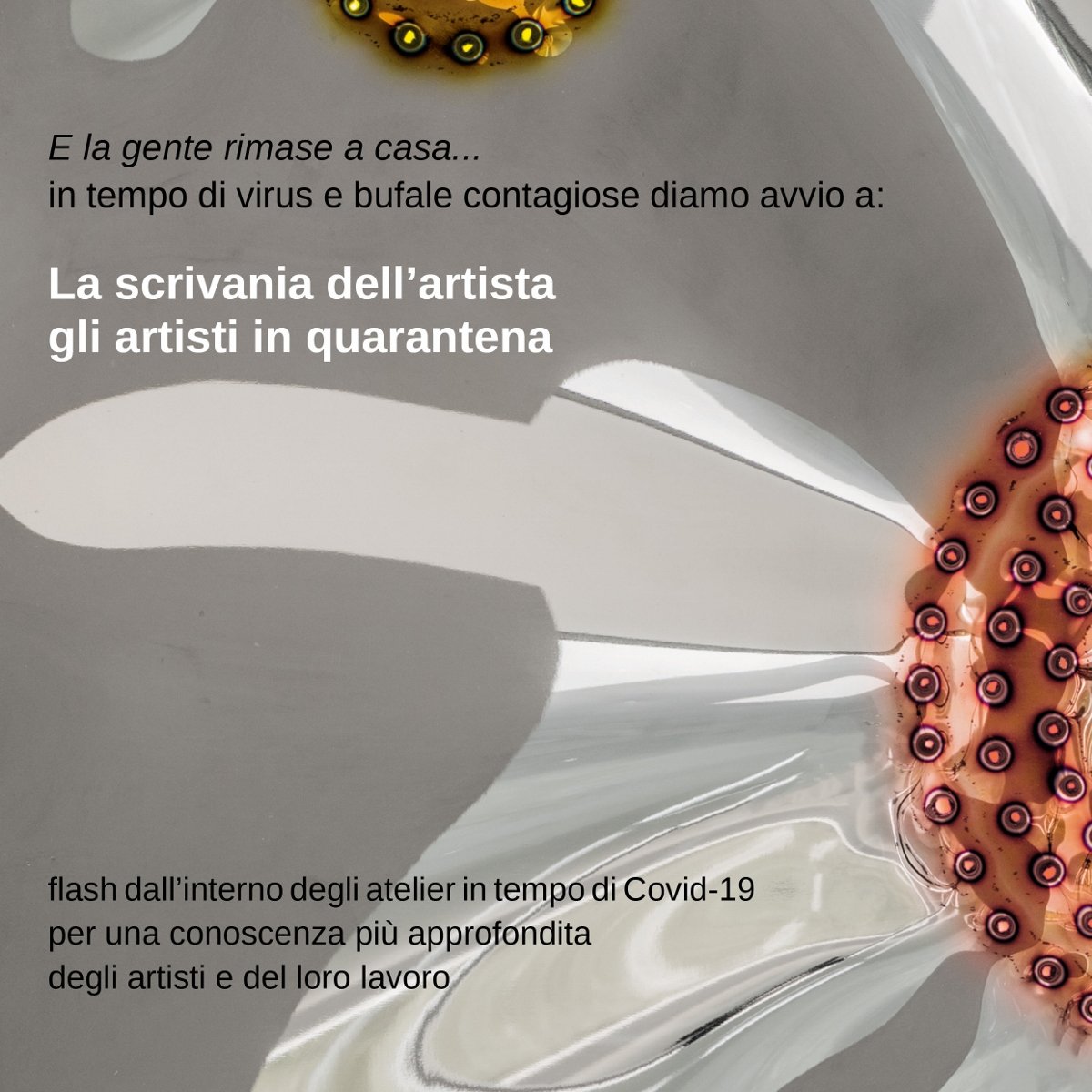 La scrivania dell’artista. Gli artisti in quarantena